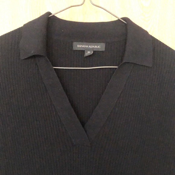 Banana Republic stretchy ribbed collared dress. - Picture 3 of 7